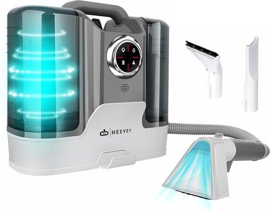 Heevey Vlekkenreiniger met 100° graden stoomfunctie - Tapijtreiniger -